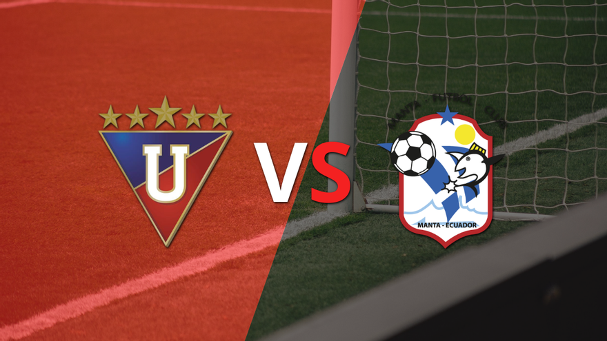 EN VIVO: 0-0: Llega el entretiempo y Liga de Quito y Manta F.C. empatan sin goles