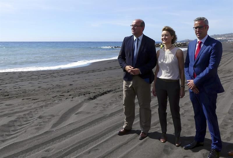 Inauguración de la playa de Santa Cruz de La Palma