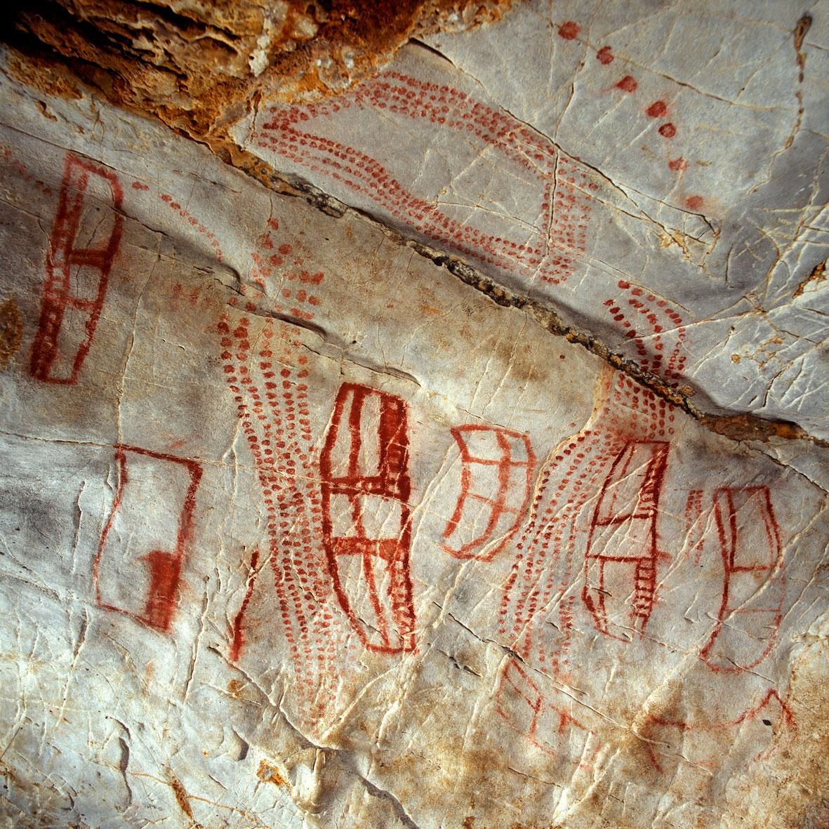 Pinturas rupestres de la Cueva de El Castillo.