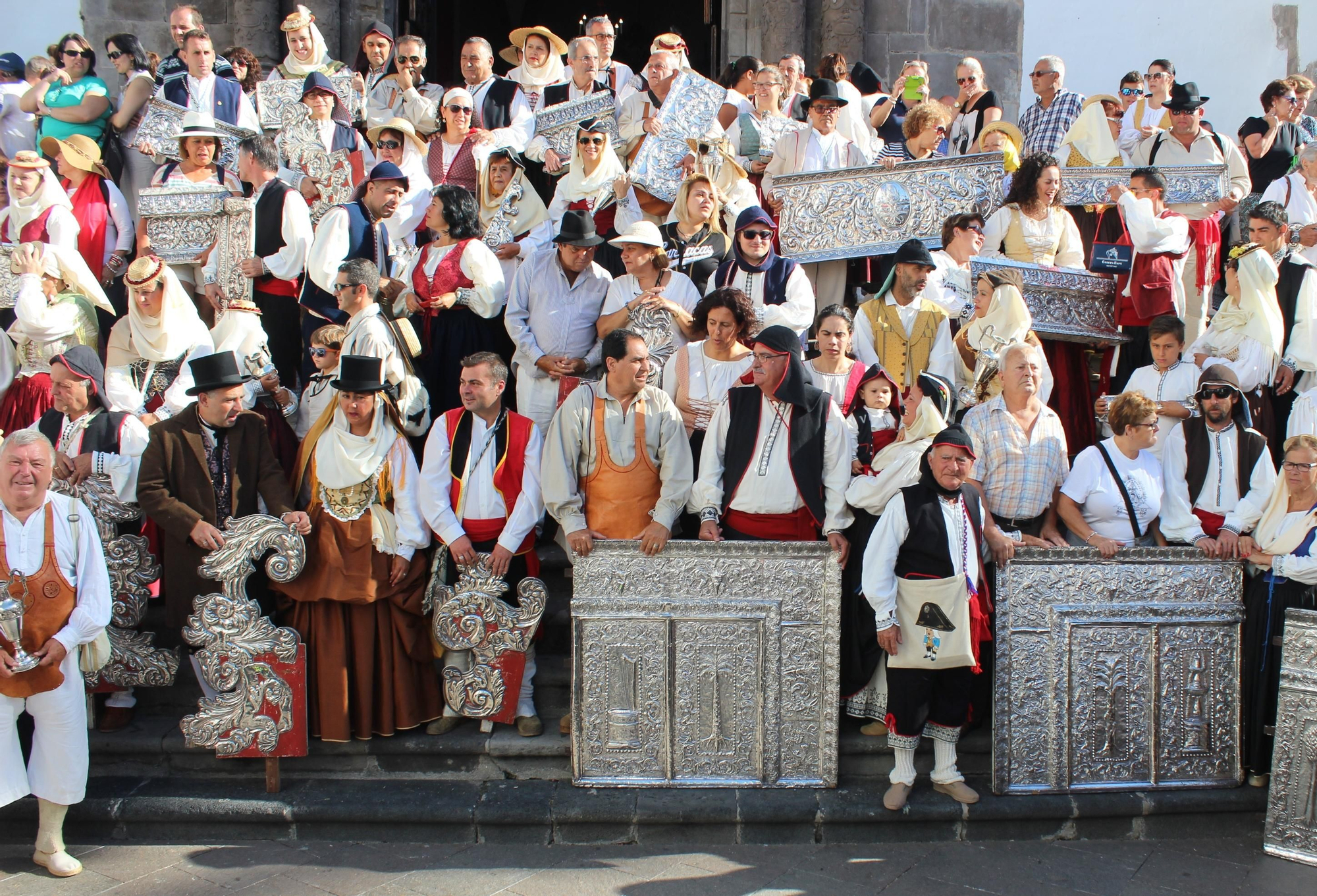 Imagen de archivo del Traslado de Subida del Trono. Foto: María Victoria Hernández
