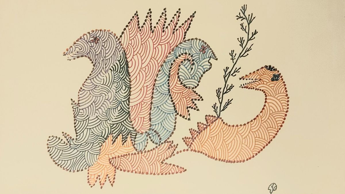 Imagen de la obra 'Dragones', de Nanda Papiri