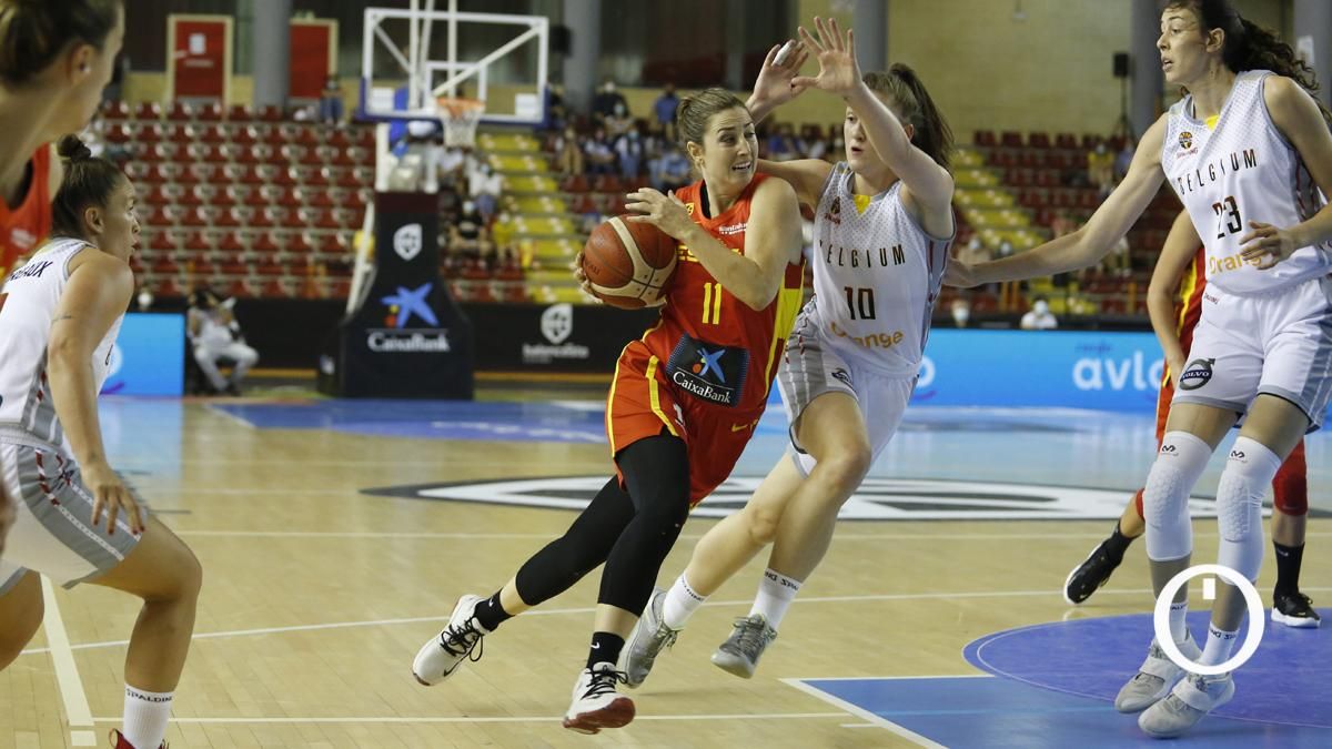 Las imágenes del España - Bélgica