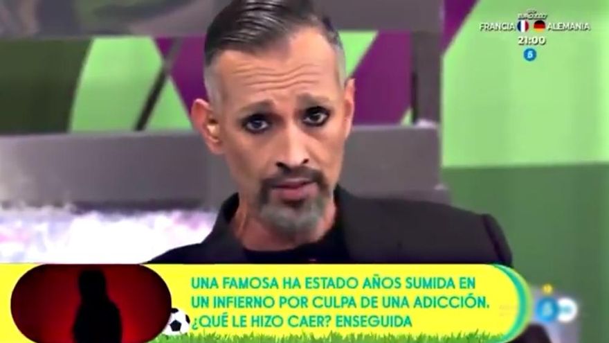 Miguel Bosé se "cuela" en 'Sálvame' imitado por Josep Ferré: "No voy a hablar del bicho, ni del Évole, ni del ébola"