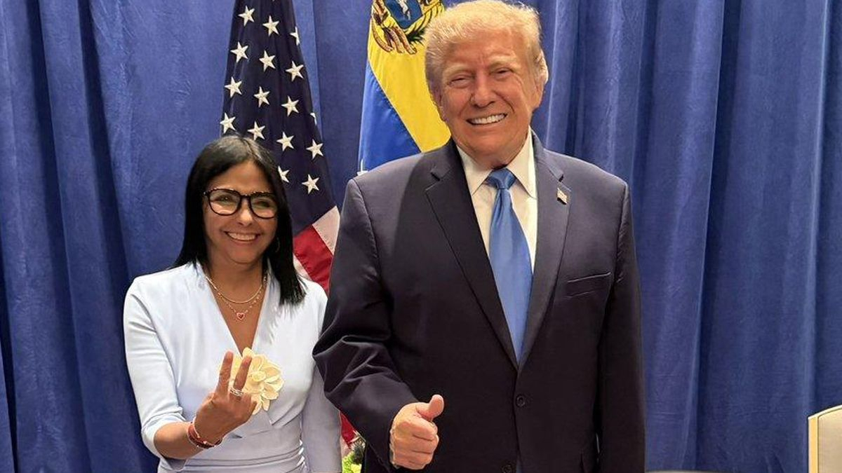 Delcy Rodríguez celebra un encuentro con Trump en Nueva York: "Sostuvimos una reunión histórica"