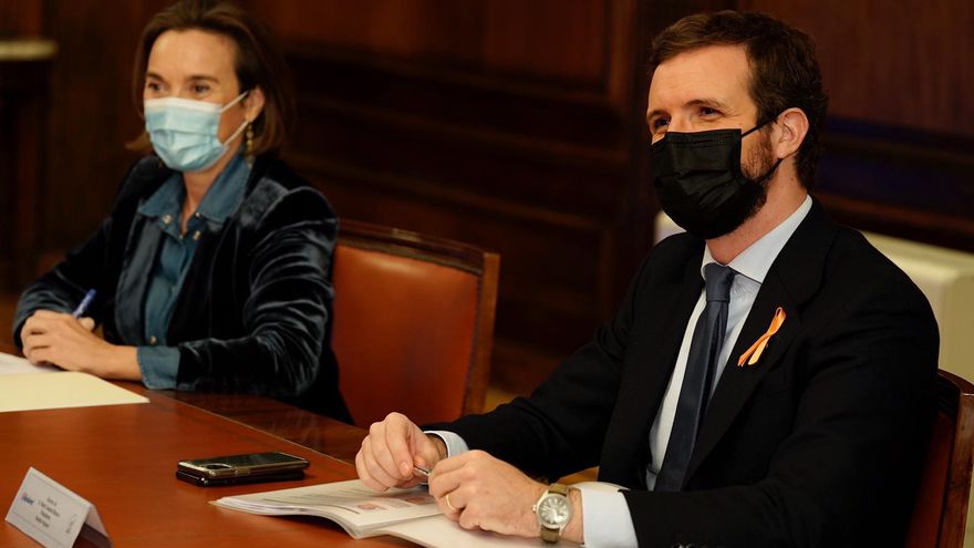 Casado desafía a sus socios: se lanza a por el electorado de Ciudadanos y vincula a Vox con la violencia