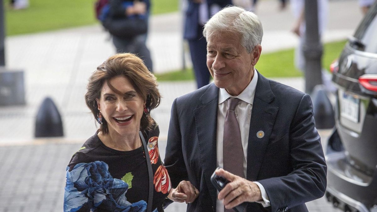 Jamie Dimon, CEO del JP Morgan participó este jueves 23 de octubre en una gala en el Teatro Colón.