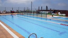 En la imagen, las instalaciones de la piscina de Puntagorda.