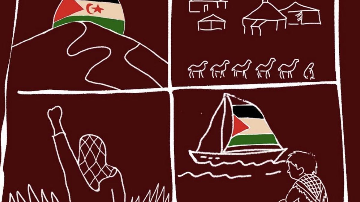 Música para recordar al Sáhara y a Palestina y "no contentarse con el espectáculo del mundo"