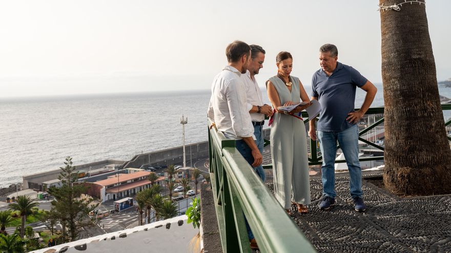 La consejera de Turismo y Empleo del Gobierno de Canarias,  Jéssica de León, conoce el proyecto del mirador de La Luz de Santa Cruz de La Palma