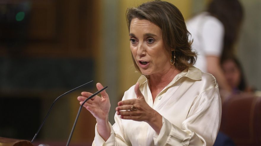 La portavoz parlamentaria del PP en el Congreso, Cuca Gamarra.