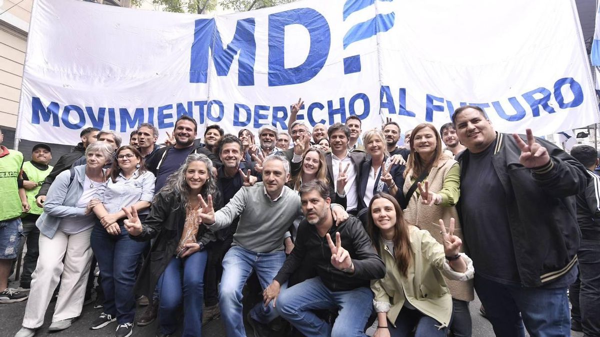 Axel Kicillof también se movilizó a la casa de Cristina Fernández de Kirchner.