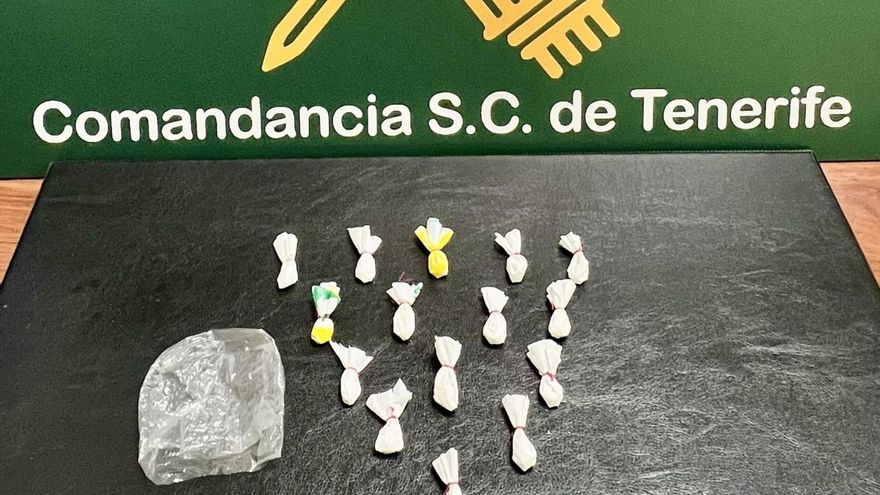 Detenido al ser pillado con 15 bolsitas de cocaína en la romería de Arafo
