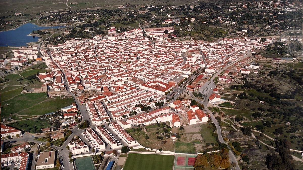 Imagen aérea de Malpartida de Cáceres