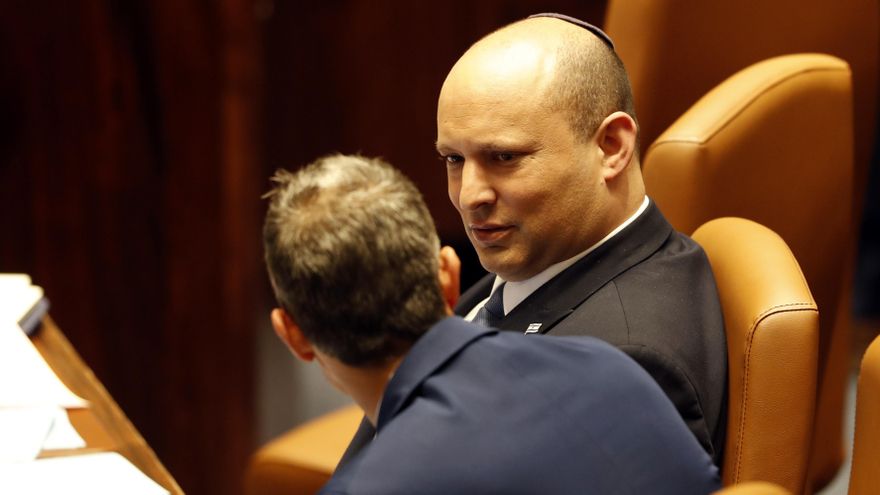 Imagen de archivo de Naftali Benet en una sesión del Parlamento.