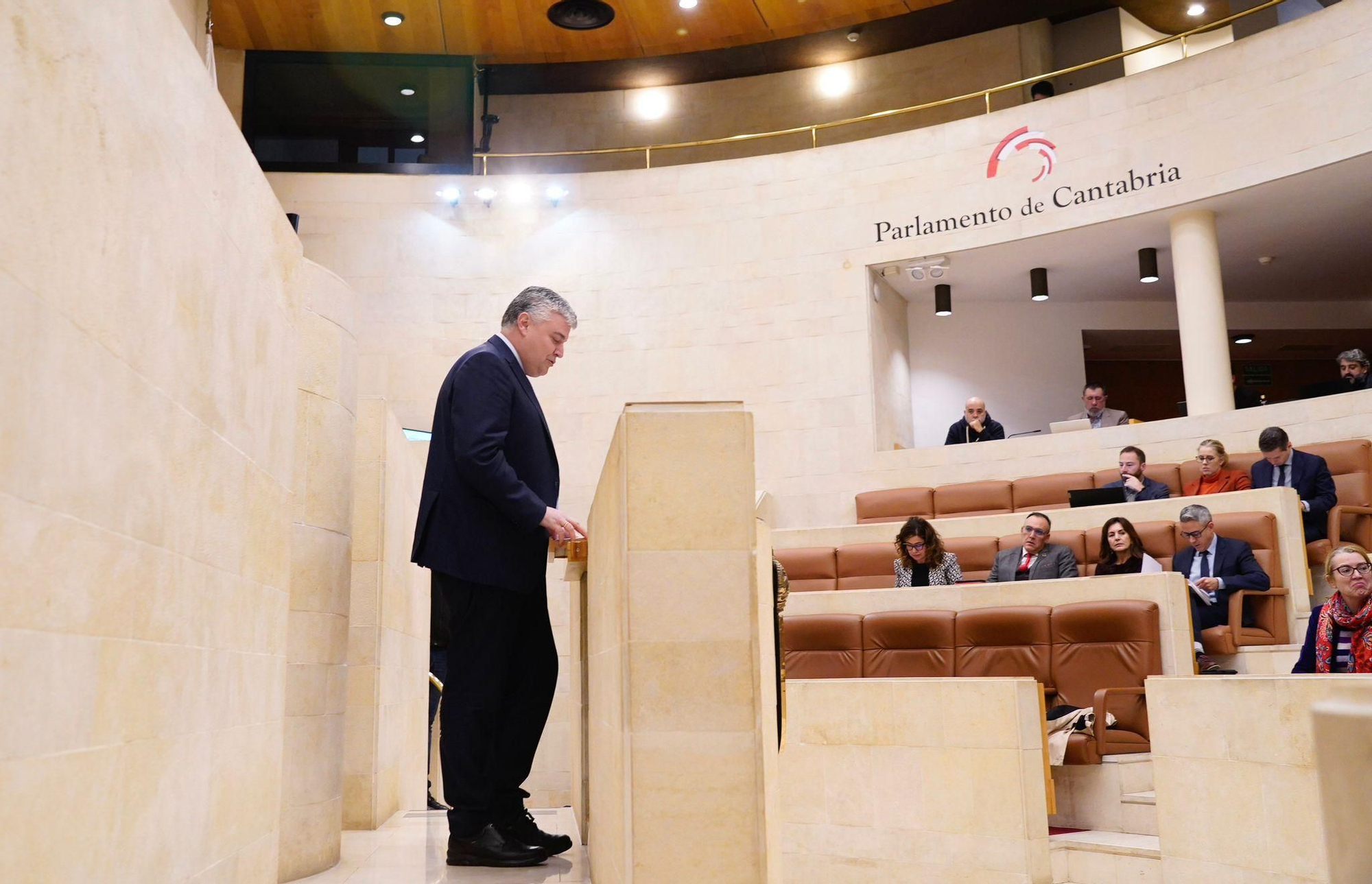 El consejero de Economía de Cantabria, Luis Ángel Agüeros (PP).