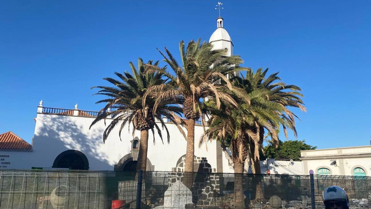 Plaza de Las Palmas, en Arrecife.