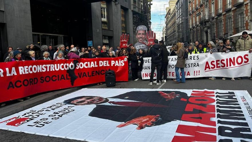 Las víctimas de la dana fuera del Congreso de los Diputados, es te lunes
