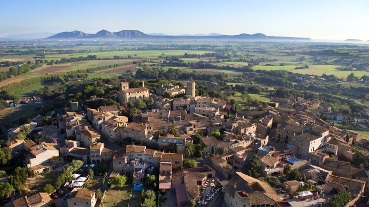 Vista aérea de Pals