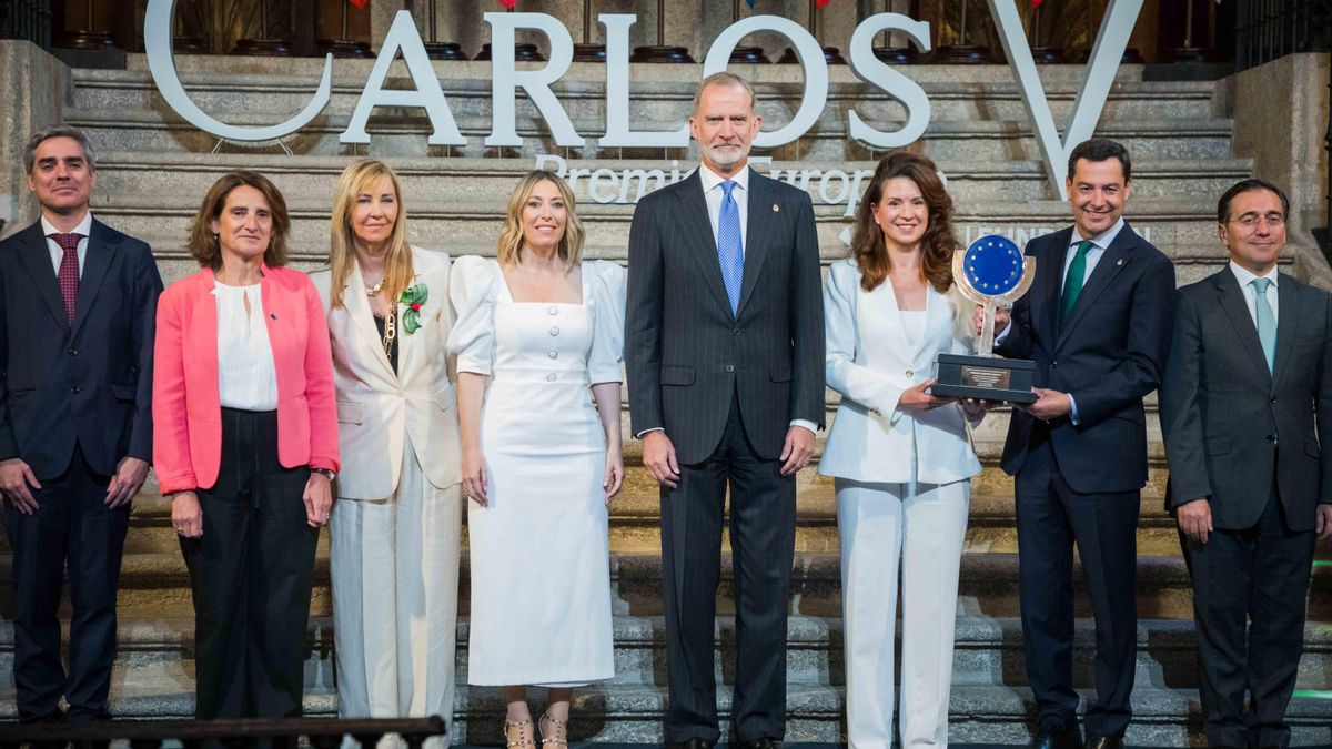El rey entrega en Yuste el premio Carlos V al Comité de las Regiones y reivindica la unidad de la diversidad en la UE