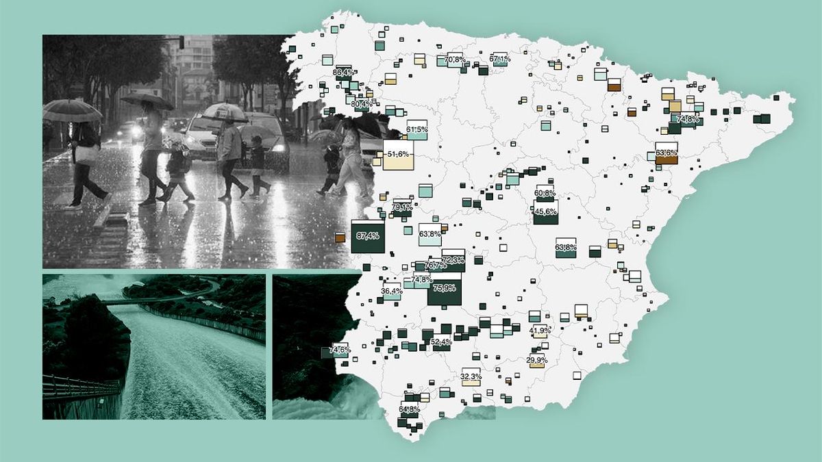 Las lluvias de invierno disparan las reservas de agua al mayor nivel de la década: los datos, embalse por embalse