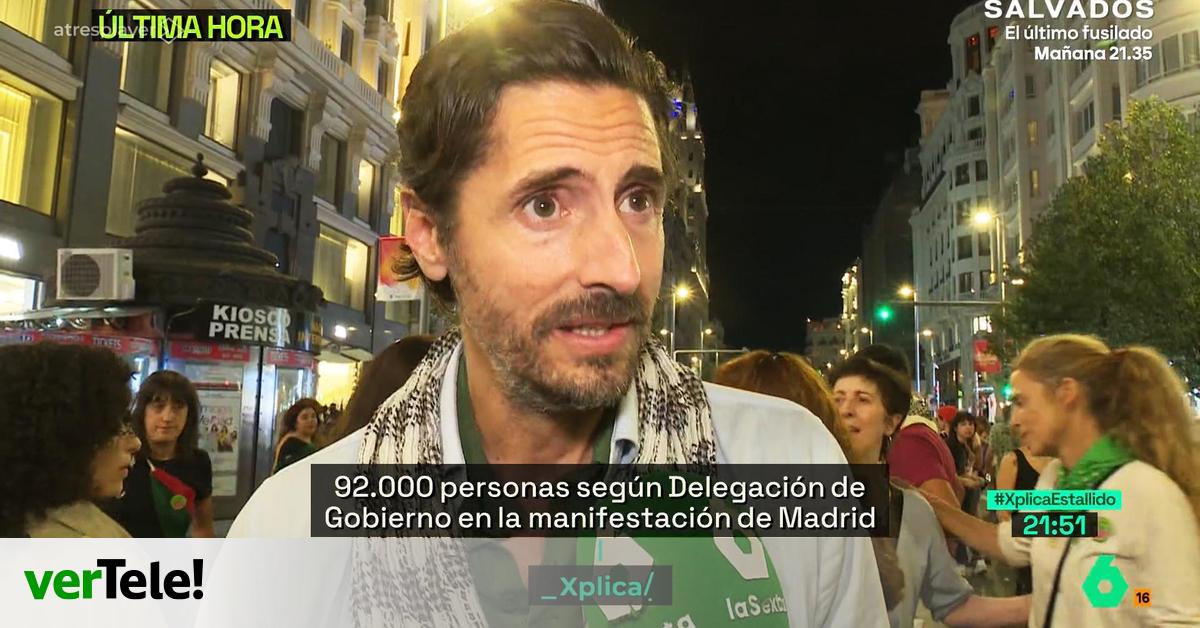 Juan Diego Botto lanza un mensaje por Gaza en laSexta y pone el acento en un detalle: “Vemos el genocidio en directo”