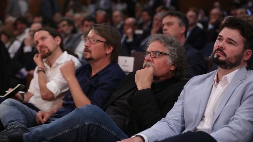 Mayoral (Podemos) confirma que Iglesias y Junqueras se reunieron para hablar y dice que no tomaron decisiones