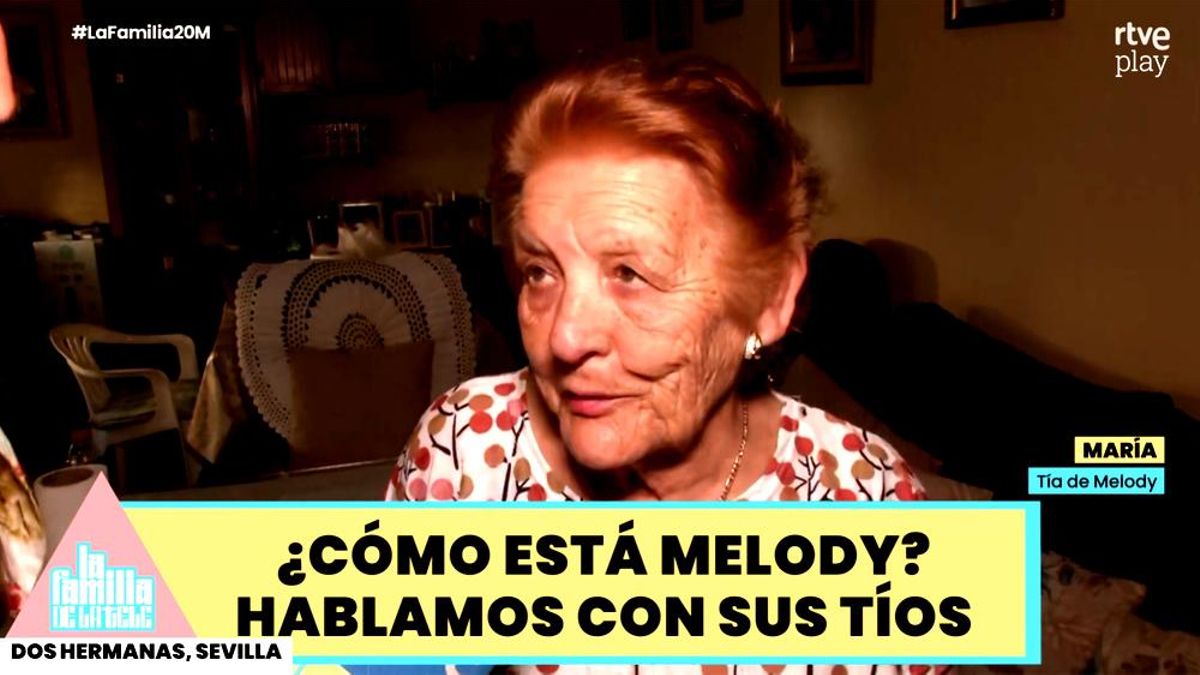 'La familia de la tele' habló con la tía abuela de Melody