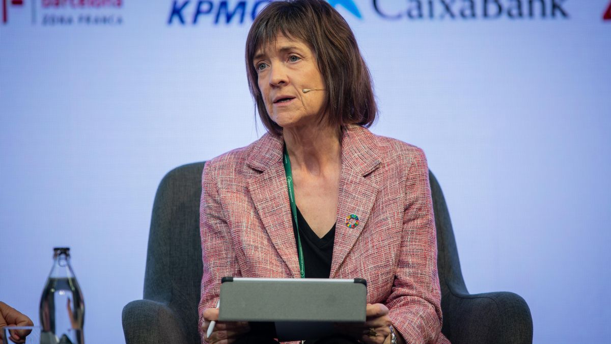 Teresa Garcia-Milà, durante la última reunión del Cercle