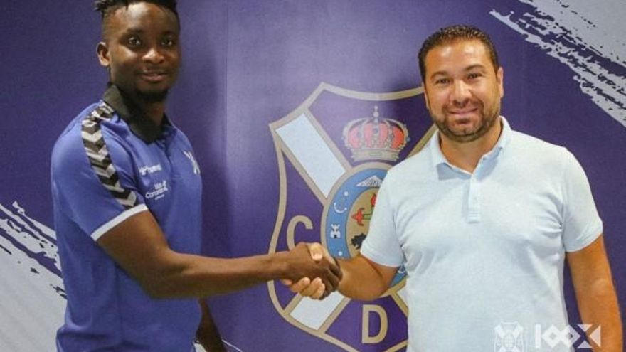 Mo Dauda, "contento y emocionado" por incorporarse al CD Tenerife