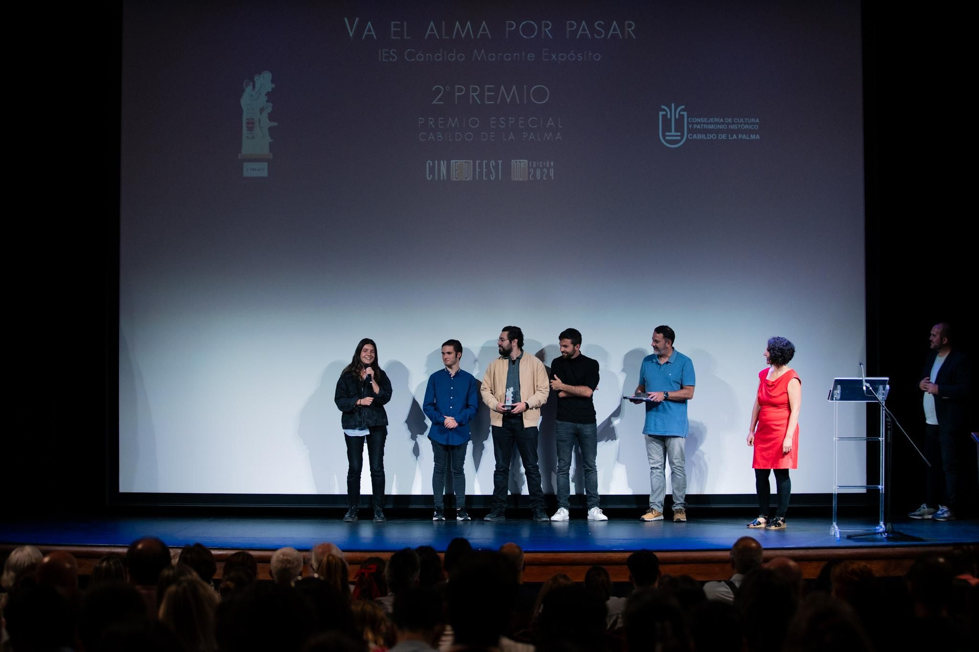 Segundo premio:  'Va el alma por pasar' del  alumnado del 2º curso del Ciclo Formativo de Grado Superior de Educación Infantil del IES Cándido Marante Expósito.