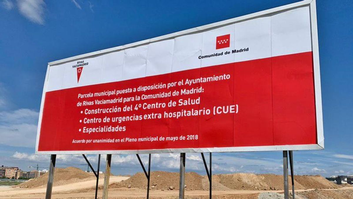 La Comunidad de Madrid confirma la construcción del cuarto centro de salud de Rivas después de varios años de retrasos