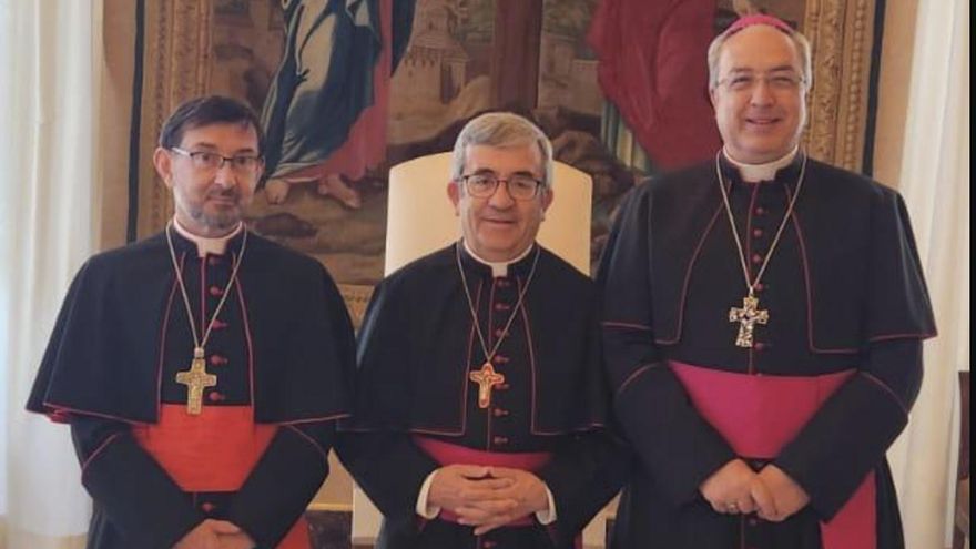 Los obispos españoles, tras reunirse con el Papa, anuncian que su plan de reparación a víctimas de abusos estará listo en verano