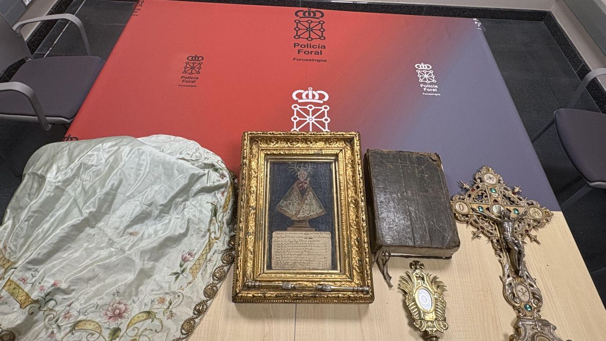 Encuentran parte de los objetos robados en una ermita de La Rioja en octubre