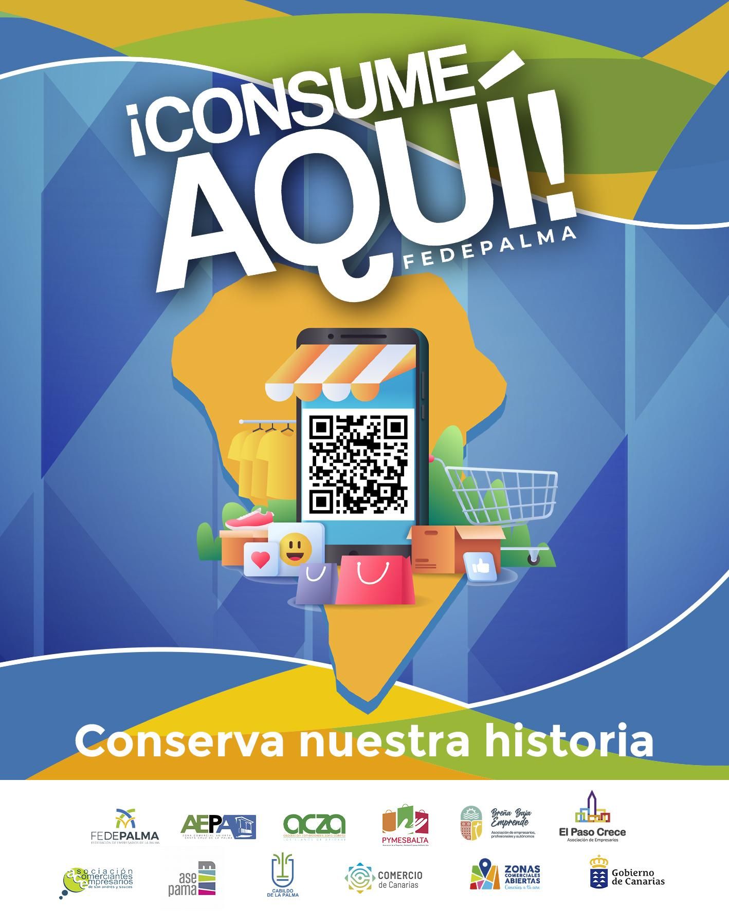 Fedepalma impulsa la campaña ‘Consume aquí’ para reforzar el comercio local de La Palma.