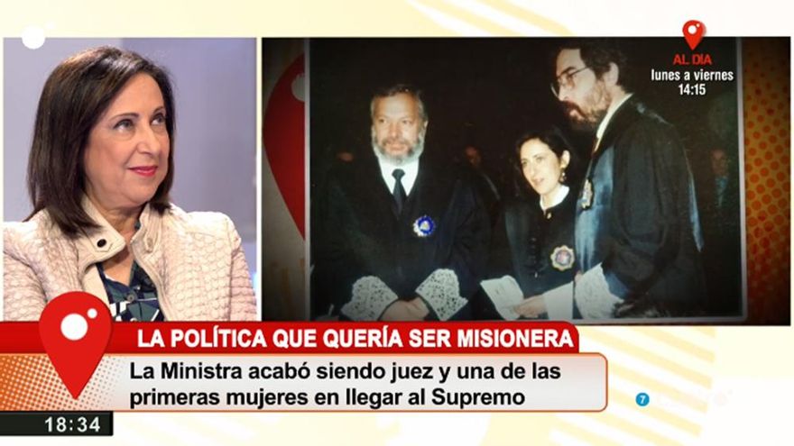 Margarita Robles en "Cuatro al día"