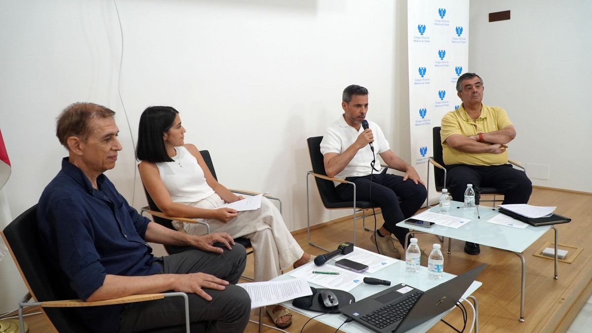 Ricardo Angora, Eva García, Raúl Calvo y Roberto Sabrido durante las jornadas del COMT