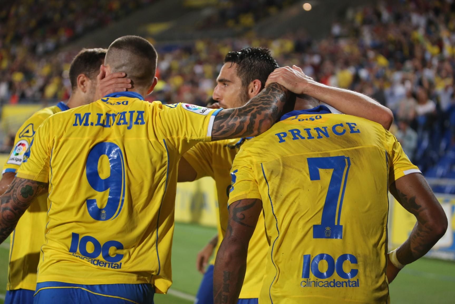 Imágenes del partido disputado en el Estadio de Gran Canaria entre la UD Las Palmas y el Celta de Vigo. Alejandro Ramos.