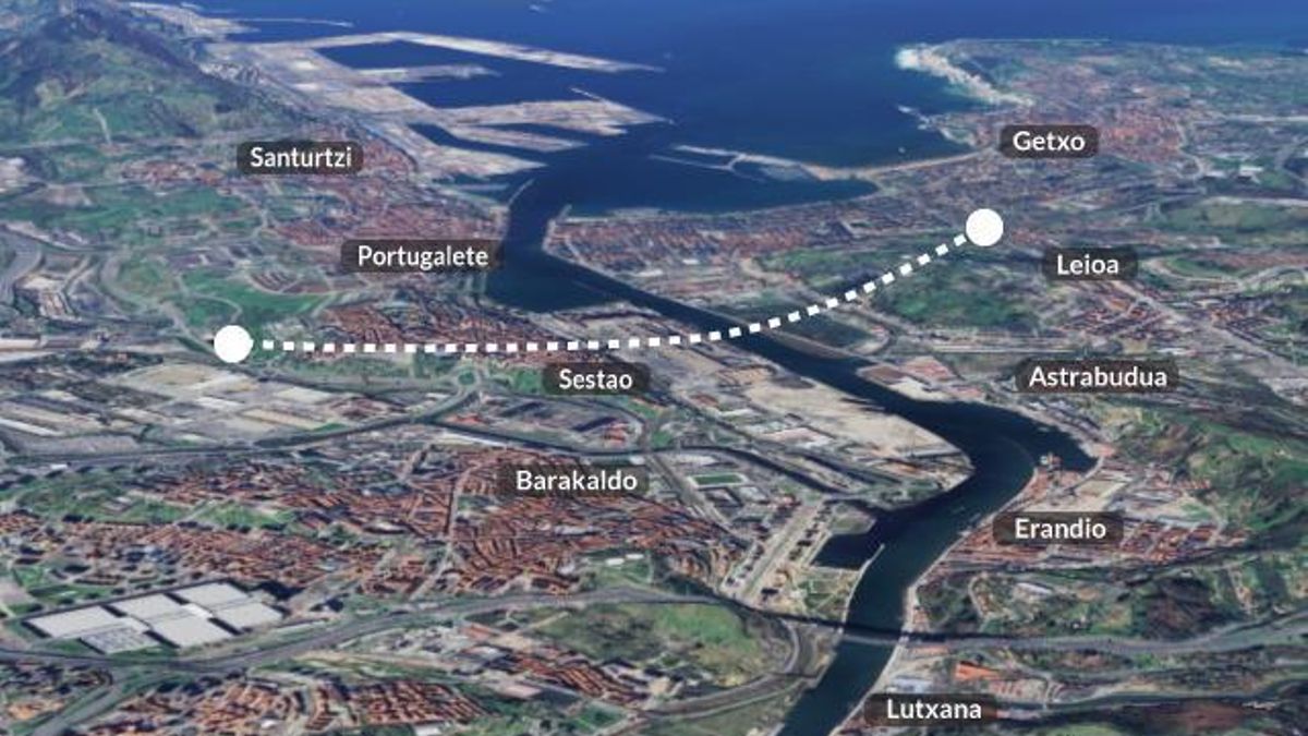 Imagen del trazado que seguirá el túnel.