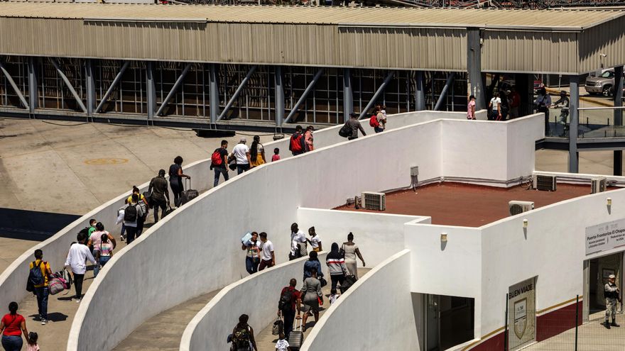 Migrantes expulsados por la violencia acaparan la frontera norte de México