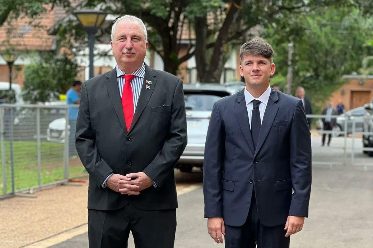 Hugo Passalacqua y su vice, Lucas Romero Spinelli.