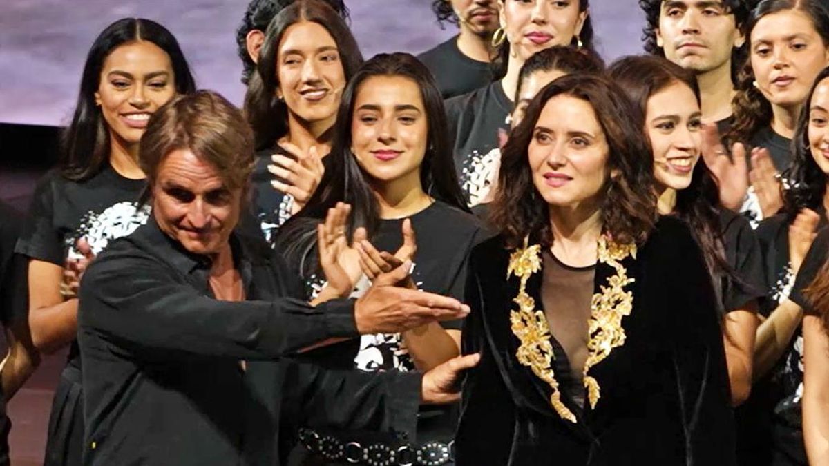 Nacho Cano e Isabel Díaz Ayuso, en un acto conjunto sobre Malinche en México, el pasado mes de mayo
