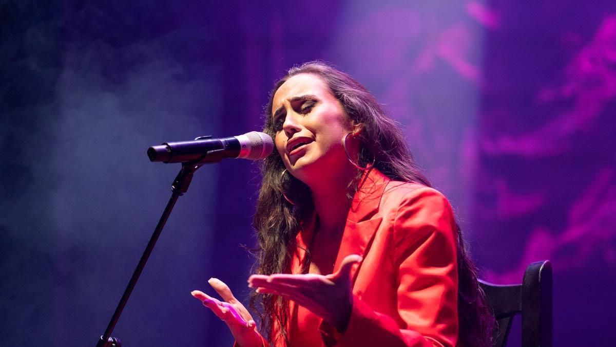 La cantaora Rocío Luna.