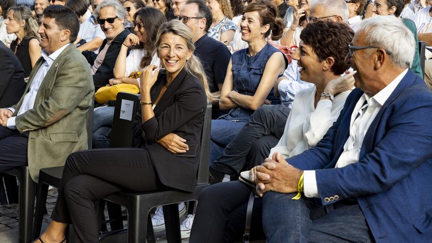 La vicepresidenta segunda, Yolanda Díaz, asiste como invitada al Festival de las Ideas y la Cultura de elDiario.es