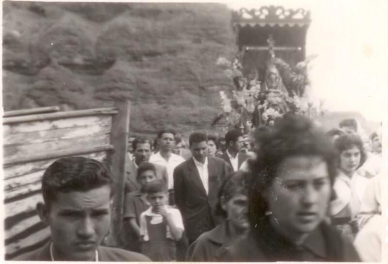 Virgen de las Angustias en rogativa, el Puerto, 1956. GASPAR
