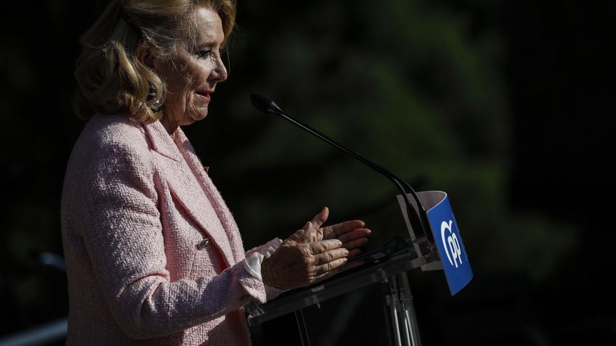 La expresidenta de la Comunidad de Madrid, Esperanza Aguirre, en una imagen de archivo. EFE/Miguel Toña