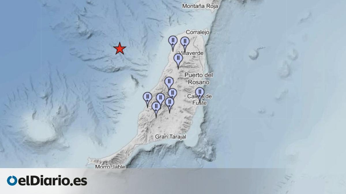 3.2 Magnitude Earthquake Recorded Northwest of Fuerteventura, Felt Across Much of the Island 3.2 Magnitude Earthquake Recorded Northwest of Fuerteventura, Felt Across Much of the Island