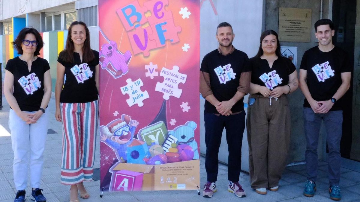 El Festival de Artes para Bebés ‘BeVE’ celebra en  El Paso su quinta edición dedicada al juego y  la creatividad.