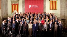 Foto de familia del jurado de los Premios Rey Jaime I en su trigésima edición