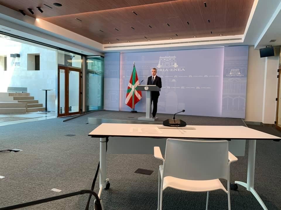 Iñigo Urkullu, en lehendakaritza