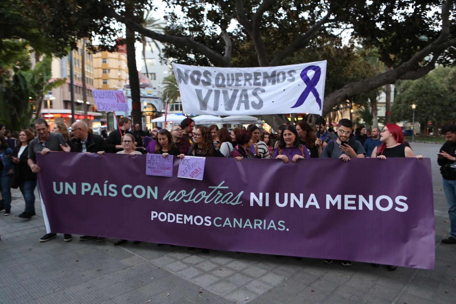Manifestación por la igualdad en Las Palmas de Gran Canaria